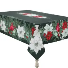 Laural Home Christmas Elegance Rectangle Tablecloth