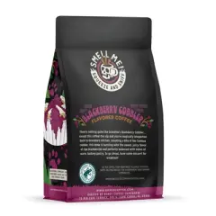 Bones Coffee Company Blackberry Cobbler, Blackberry Cobbler Flavor 12 oz (Ground)