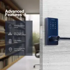 DALTON Bluetooth Deadbolt Smart Lock Fingerprint Password RFID Card Key Unlock