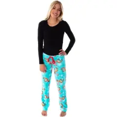Rudolph the Red Nosed Reindeer Soft Touch Fleece Plush Juniors Pajama Pants
