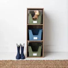 35.43" Vaibryn 3 Cube Organizer Brown - Signature Design by Ashley