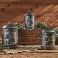 Park Designs Wild Woods Bear Canisters Set