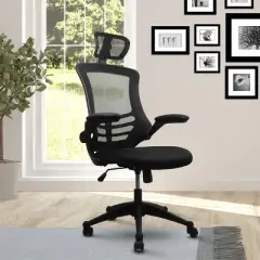 Modern Task Chair Black - Techni Mobili