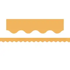 Teacher Created Resources&reg; Golden Sun Scalloped Border Trim, 35 Feet Per Pack, 6 Packs