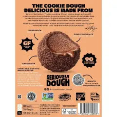 Doughlicious Chocolate Truffle Frozen Cookie Dough & Gelato Bites - 6pk/6.77 fl oz