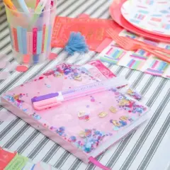 Jollity & Co. - Book Club Confetti Notebook - Pack of 1 Notebook, 100 Sheets