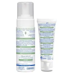 Mustela Foam Shampoo for Baby Cradle Cap and Cradle Cap Cream Combo - 6.42 fl oz