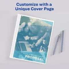 Avery Presentation Book 12 Pockets 8-1/2"x11" White 47671