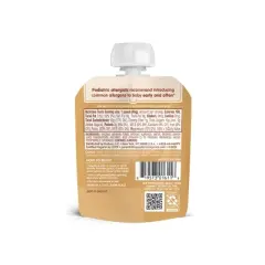 Happy Baby Nutty Blends Organic Bananas & Almond Butter Baby Food Pouch - 3oz