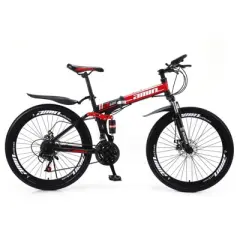Topteng 26 inches Folding Mountain Bike for Teen Adults