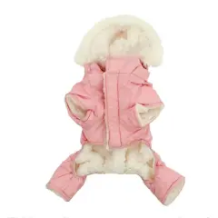 Ruffin It Dog Snowsuit Harness - Pink