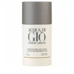 Acqua Di Gio By Giorgio Armani Men Freesia, Cyclamen, Hiacynth, Peach, Calone, Rosemary Alcohol Free Deodorant Stick 2.6 Oz