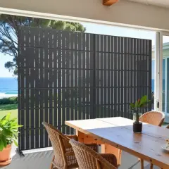 PexFix 72 in. x 47 in. Outdoor Metal Privacy Screen Garden Fence