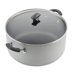 Farberware 10.5qt Aluminum Nonstick Stockpot with Lid Silver
