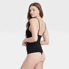 Women's Medium Shaping Seamless Thong Bodysuit - Auden&trade;
