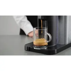Nespresso Vertuo Chrome Coffee Maker and Espresso Machine by Breville: Removable Reservoir, 12 Capsules, Automatic Shut-Off