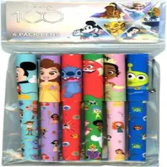 Innovative Designs Disney 100th Anniversary Collectible Pen 6 Pack