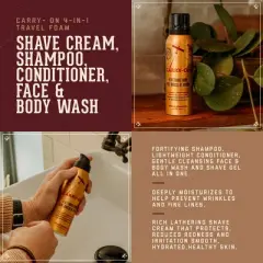 18.21 Man Made Men's 4-in-1 Travel Size Shower & Shave Foam Gel