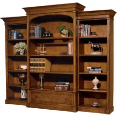 Hekman 79105 Hekman Right Pier Bookcase 7-9105 Urban Ash Burl