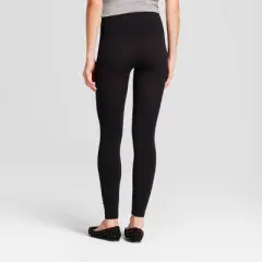 Women's High Waisted Cotton Blend Seamless Leggings - A New Day&trade;