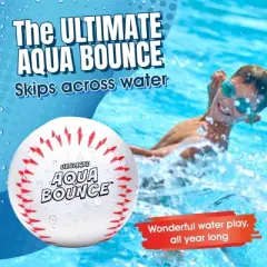 Activ Life Ultimate Larger 3" Size Skip Balls (Baseball) Beach Pool Toys for Kids Ages 8-12 Year Old Boys Girls Gifts Basket