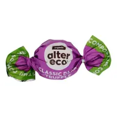 Alter Eco Organic Classic Dark Chocolate Truffles - Case of 60/.42 oz