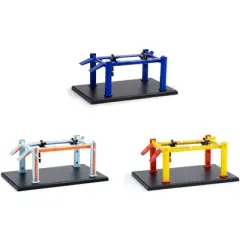 "Four-Post Lifts" Set of 3 pieces Series 1 1/64 Diecast Models by Greenlight