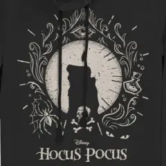 Junior's Hocus Pocus Black Flame Candle Cowl Neck Sweatshirt