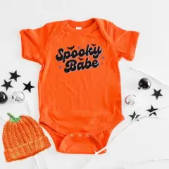 The Juniper Shop Spooky Babe Purple Baby Bodysuit