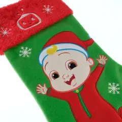 CoComelon JJ Applique Holiday Stocking 20"