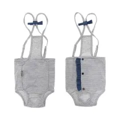 Unique Bargains Reusable Dog Diapers Large Gray White 1 Pc