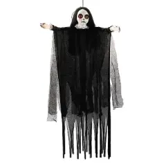 Sunstar 4 Ft. 3" Posable Hanging Girl Dressed in Black Halloween Decoration