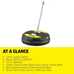 Karcher 15" Surface Cleaner Pressure Washer Surface Cleaner