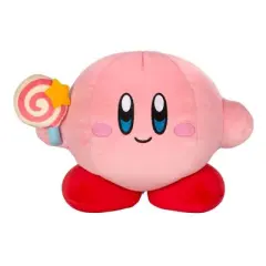 Club Mocchi Mocchi Kirby with Candy Wand Mega 15" Plush