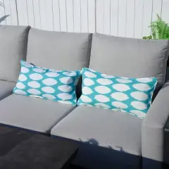 Moda Furnishings Outdoor Reversible Throw Pillow (Set of 2)