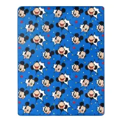 Mickey Mouse Comic Pop with Plush Hugger Throw Blanket Silk Touch