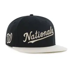 MLB Washington Nationals Cantos Hat: Adjustable Cotton Baseball Cap, Team Logo Design