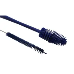 Handy Housewares 13" Long Reusable Drinking Bottle & Straw Cleaning Brush Set