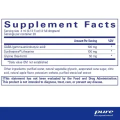Pure Encapsulations Pure Tranquility Liquid - Hypoallergenic Supplement to Support Relaxation and Moderate Occasional Stress - 3.92 fl. oz.