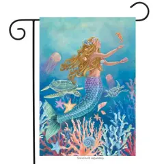 Briarwood Lane Garden Flag 12x18 For Outdoor Mermaid Summer For Summer Garden Flag Flags For Outside