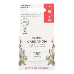 Radius Clove Cardamom Sponge Floss - Case of 6/55 yd