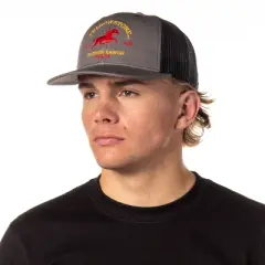 Yellowstone Adult Dutton Ranch Montana EST. 1886 Adjustable Snapback Hat OSFM Grey