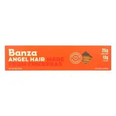 Banza Angel Hair Made From Chickpeas - Case of 12/8 oz