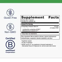 Metagenics UltraFlora Balance Probiotic, Daily Gut, Digestive & Immune Support, Vegetarian, Non-GMO, Gluten-Free, 60 Capsules