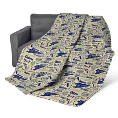 NCAA Clemson Tigers 60 x 80 Quilted Throw Blanket