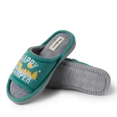 Dearfoams Women&rsquo;s Lennox Sweatshirt Camp Slide Slipper