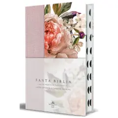 Biblia Reina Valera 1960 Letra Grande. Tela Rosada Con Flores, Manual Con &Iacute;ndice / Spanish Bible Rvr 1960, Large Print, Pink Floral Cloth with Index