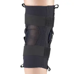 OTC Knee Stabilizer, Hinged Bars, Neoprene, Black