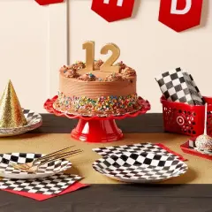 Checkered Print Lunch Napkin 30ct - Spritz&trade;