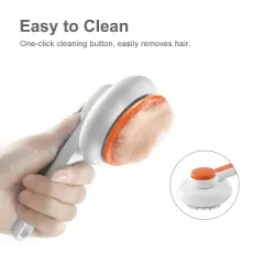 BABYYER Cat Brush with Release Button, Pet Grooming Brushes for Shedding, Suitable for Long and Short Haired Cats and Dogs